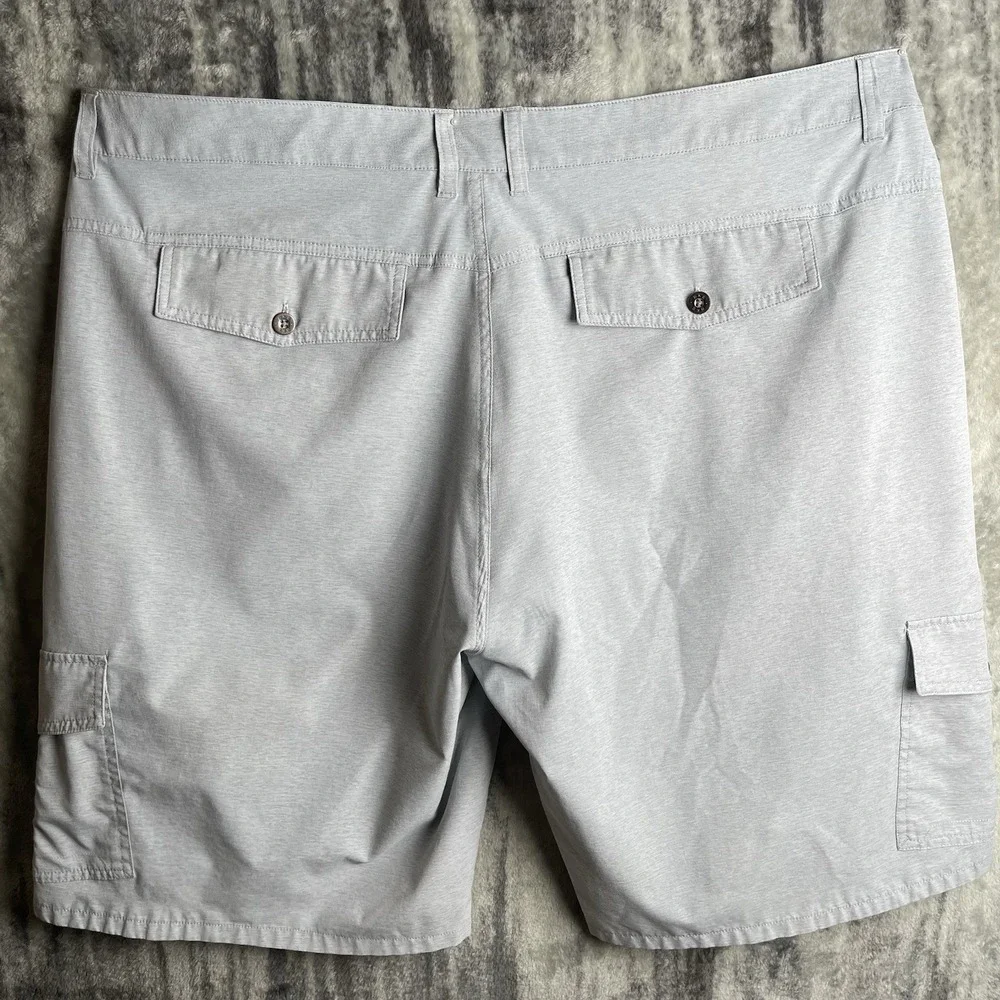 BKE Shorts With Pockets Mens 40 Gray Chino Standard Fit Stretch Casual 10 Inseam